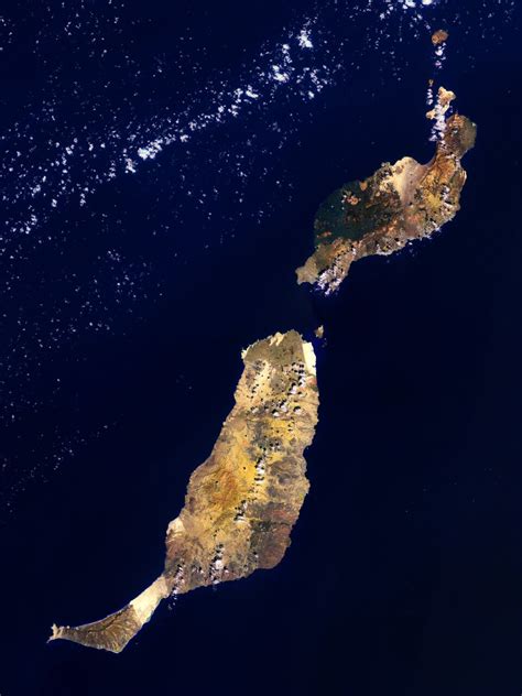 Esa Earth From Space Fuerteventura And Lanzarote