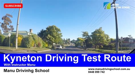 Kyneton Test Route With Manu Manu Driving School Youtube