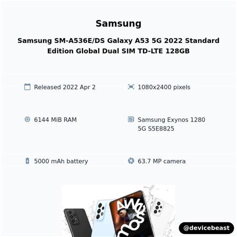 Samsung Sm A E Ds Galaxy A G Standard Edition Global Dual Sim