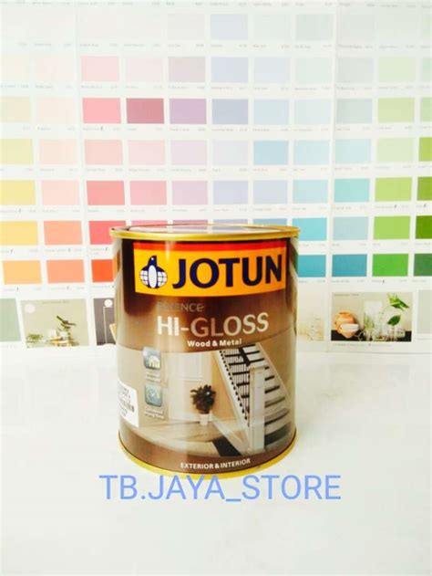 Promo CAT JOTUN KAYU BESI ESSENCE HI GLOSS 1L PUTIH CHI CAT