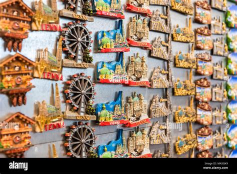 Vienna Austria Europe Magnet Souvenirs Stock Photo Alamy