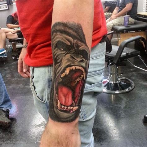 100 Gorilla Tattoo Designs For Men Great Ape Ideas