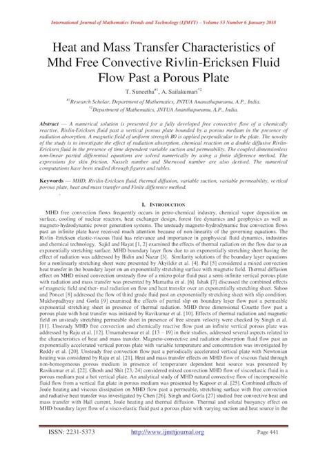 Pdf Heat And Mass Transfer Characteristics Of Mhd Free Reddy Et