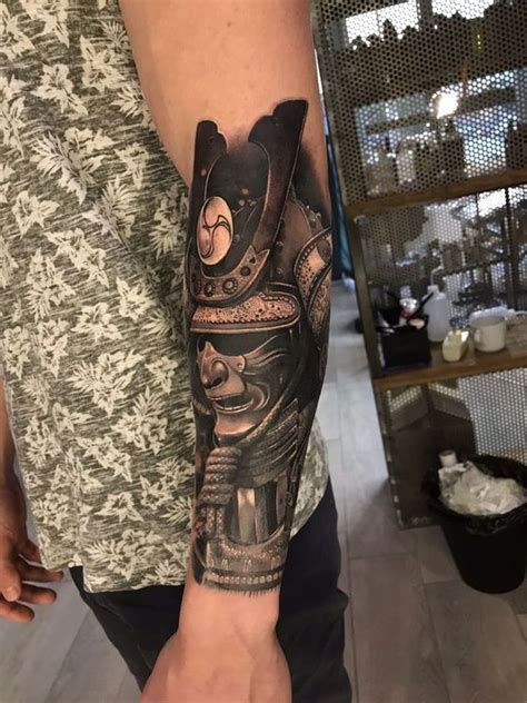 15 Forearm Samurai Tattoos