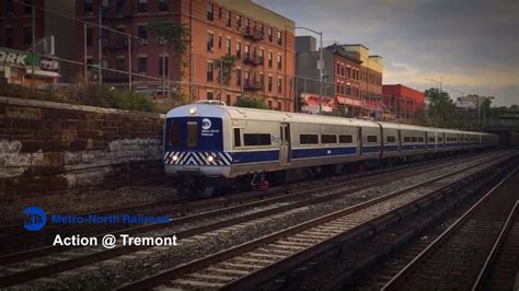 Metro North Railroad Harlem Line Action Tremont M3A M7A M8 P32AC