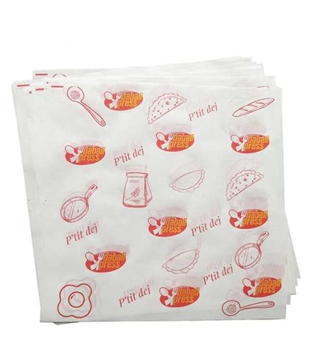 Sandwich Burger Wax Wrap Paper Custom Logo Greaseproof Hamburger Food