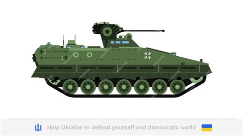 Premium Vector | Marder Infantry fighting vehicle Mechanized infantry ...