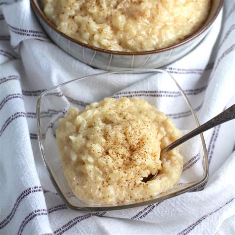 Rice Pudding with Condensed Milk - Easy Brazilian Food