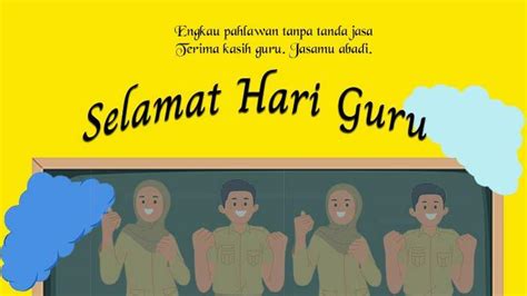 Poster Ucapan Selamat Hari Guru Nasional 2023 Cocok Untuk Postingan