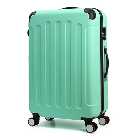 20/24in Rolling Luggage Suitcase on Wheels ABS Girl Trolley Case Travel ...