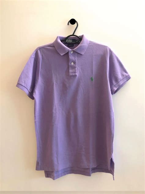 Polo Ralph Lauren Original Lilás roxa Camisa Masculina Ralph Lauren