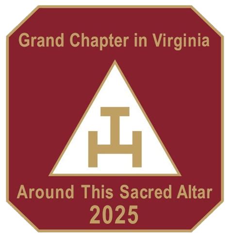 Grand Chapter Royal Arch Masons In Virginia Grand High Priest