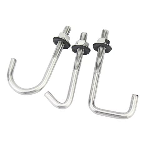 Stainless Steel J Roofing Hook Bolts Ss Bolt