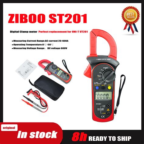 Ziboo St Digital Professional Multimeter Clamp Ammeter Transistor