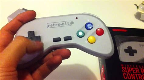 Retrobit Wireless Snes Controller Unboxing YouTube