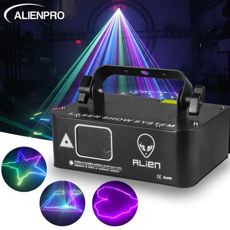 Alien Mw Rgb Laser Beam Line Scanner Projector Dj Disco Stage