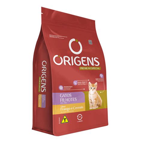 Ra O Origens Para Gatos Filhotes Sabor Frango E Cereais Kg Adimax