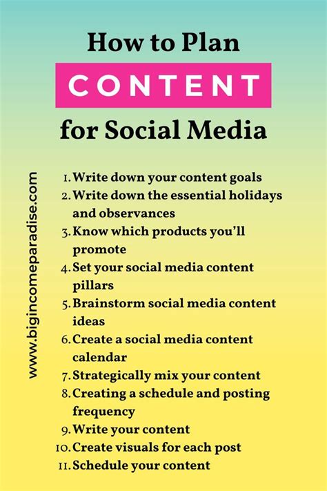 How To Plan Content For Social Media Social Media Content Ideas Artofit