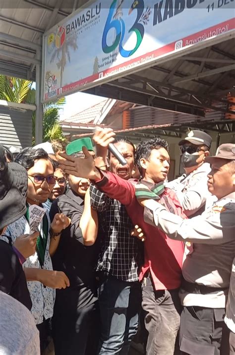 Diduga Terjadi Pelanggaran Pemilu HMI Cabang Tolitoli Unjuk Rasa Di