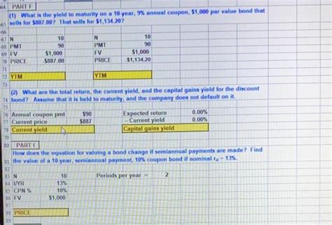 Solved What Is The Value Of A 10 Year 1000 Par Value Bond