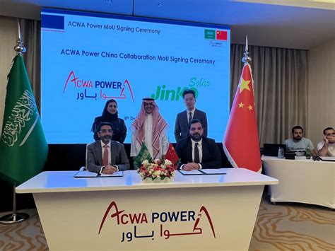 Jinko Solar And Acwa Power Sign A Strategic Mou For Gw Of High