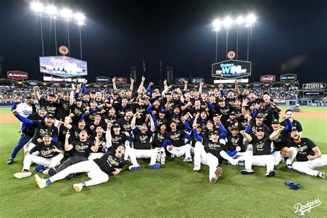 Dodgers Celebrate Their Tense Gratifying 2024 Nlds Win Over The Padres