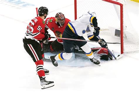 Neighbours scores twice as Blues beat Blackhawks 4-2 | Fulton Sun