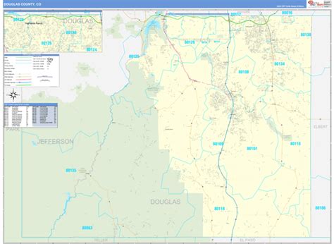 Maps of Douglas County Colorado - marketmaps.com