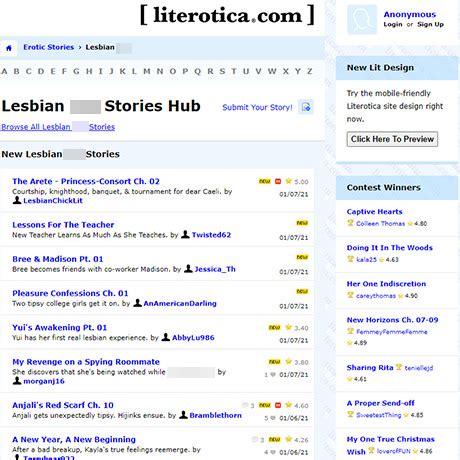 Literotica Lesbian Stories 25 Lesbian Porn Sites Like Literotica