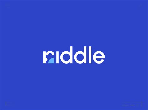 Riddle logo by Ivan Cornea on Dribbble