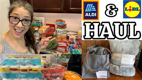 ALDI Weekly Grocery Haul Shop With Me In Aldi Lidl Lidl Haul