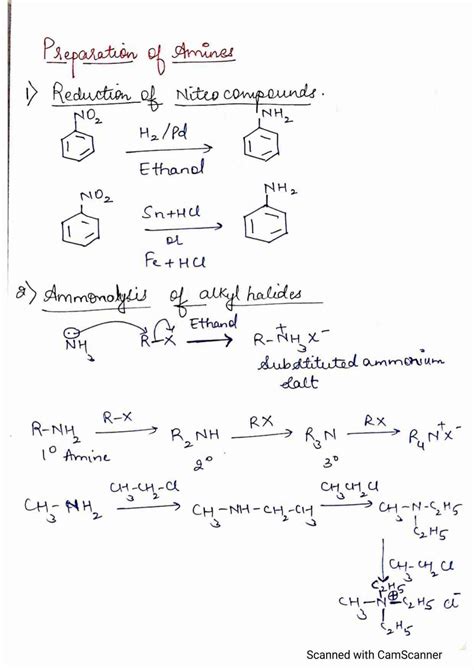 Solution Amine Nomenclature And Preperation Method Organic Chemistry