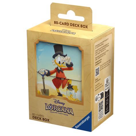 Disney Lorcana Tcg Les Terres D Encre Deckbox Picsou