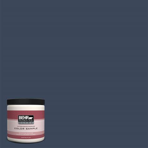 BEHR Premium Plus Ultra 8 Oz S H 580 Navy Blue Interior Exterior