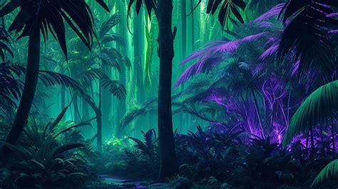 Premium Photo | Jungle Night Symphony