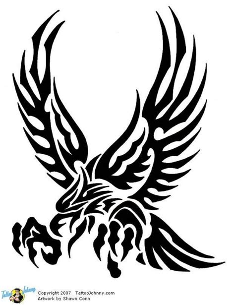 Flaming Eagle Tattoo - ClipArt Best