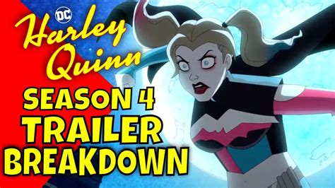 Harley Quinn Season 4 Trailer Breakdown Harley Quinn Animated Series