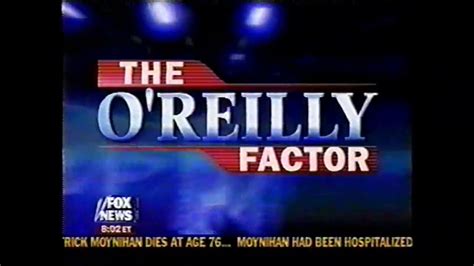 The Oreilly Factor March 26th 2003 Iraq War News Coverage Youtube