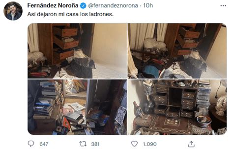 Fern Ndez Noro A As Dejaron Su Casa Luego De Robarla El Informador