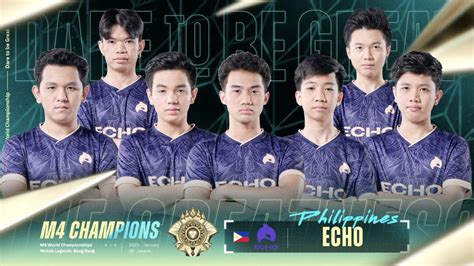 PROFILE ECHO Philippines The M4 World Champion From The Philippines