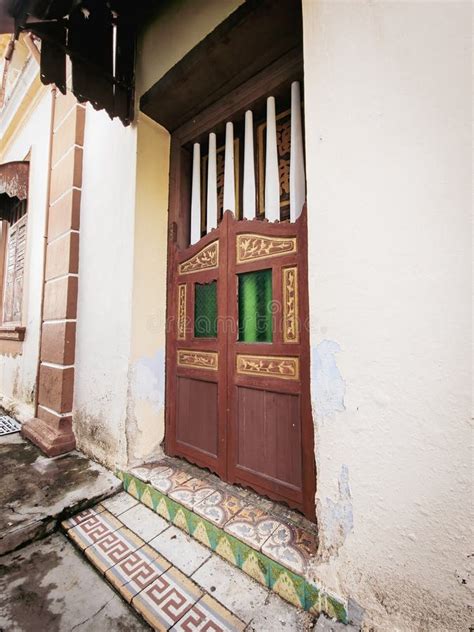 Old Vintage Wooden Doors Of A House Dated In Kuala Pilah Malaysia