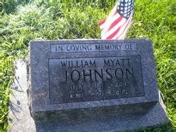 William Myatt Johnson 1930 1968 Mémorial Find a Grave