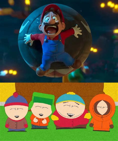 South Park Boys Laugh At Mario By Pingguolover On Deviantart