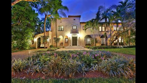 Mediterranean Revival Style Home In Coral Gables Florida Youtube