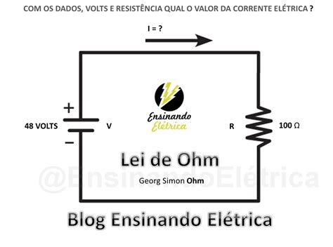 Lei de Ohm - Ensinando Elétrica | Dicas e Ensinamentos