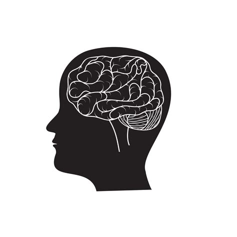 Human Brain Silhouette