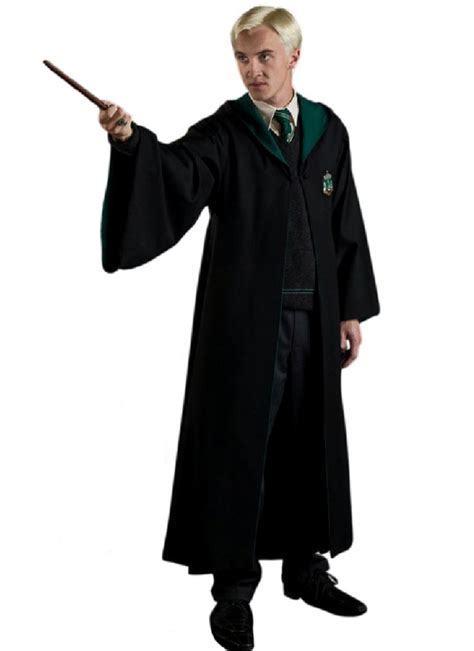 A Man In A Harry Potter Costume Holding A Wand