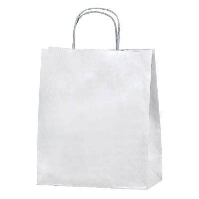 Sac Kraft Pt Poign Es Torsad Es Blanc X Cm Par Etalage Kit