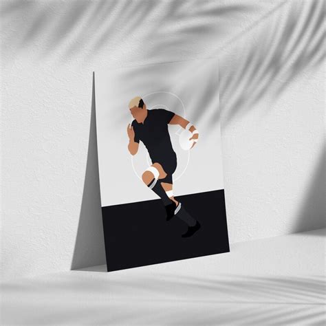 Jerry Collins All Blacks Football Poster - Etsy