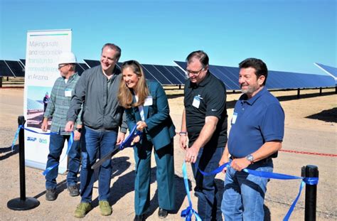 Srp Meta And Aes Unveiled 100 Mw West Line Solar